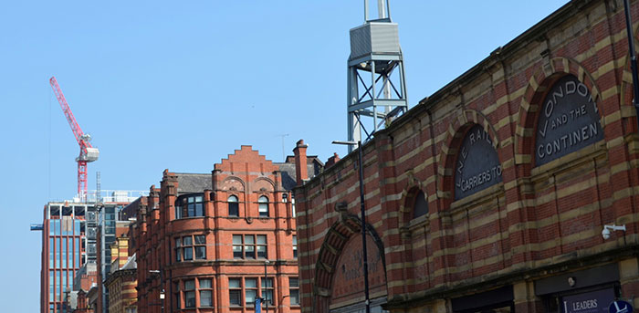 construction site in manchester